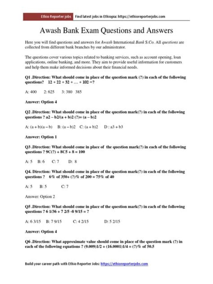 Banking Questions and Answers PDF: Expert Insights on Financial FAQs