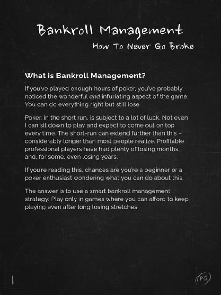 Master Bankroll Management: Essential PDF Guide