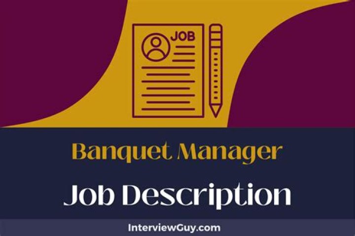 Banquet Manager Job Description PDF – Download Full Guide