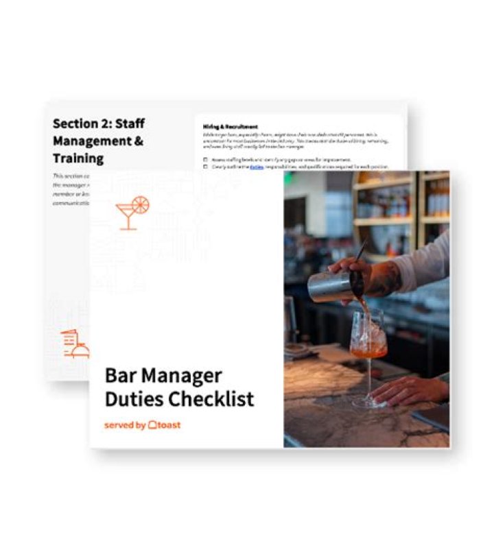 Bar Manager Checklist PDF: Essential Tools for Smooth Operations