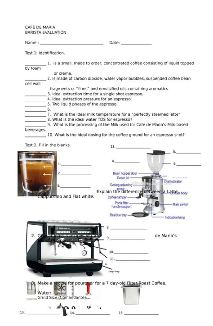 Barista Exam Questions and Answers PDF – Practice & Pass