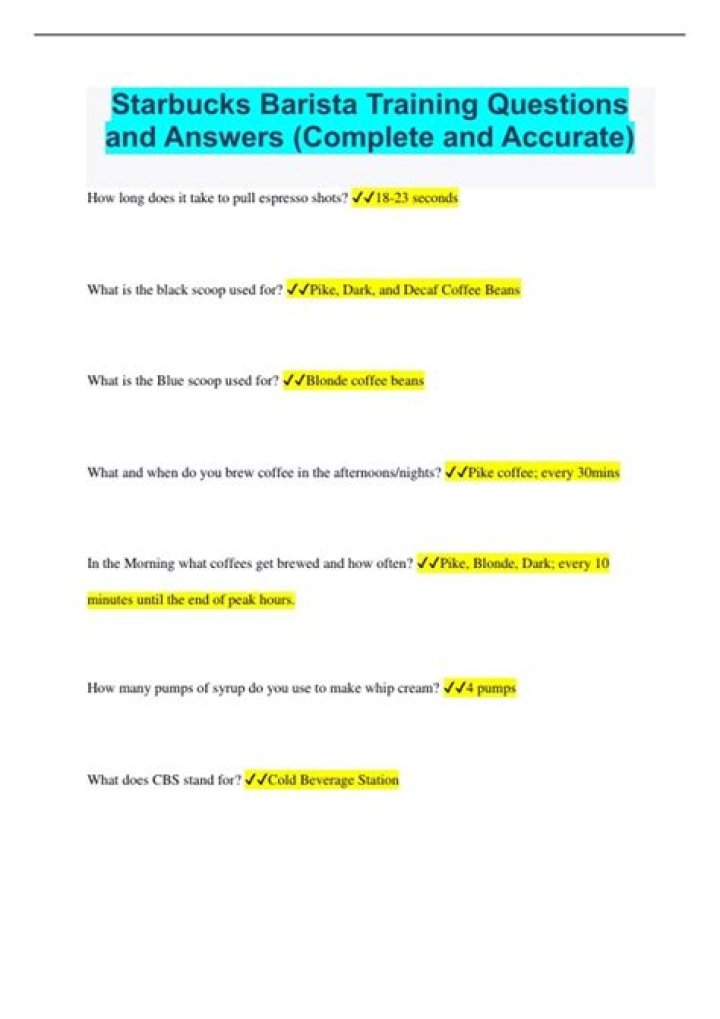 Barista Questions and Answers PDF: Expert Answers for Coffee Enthusiasts
