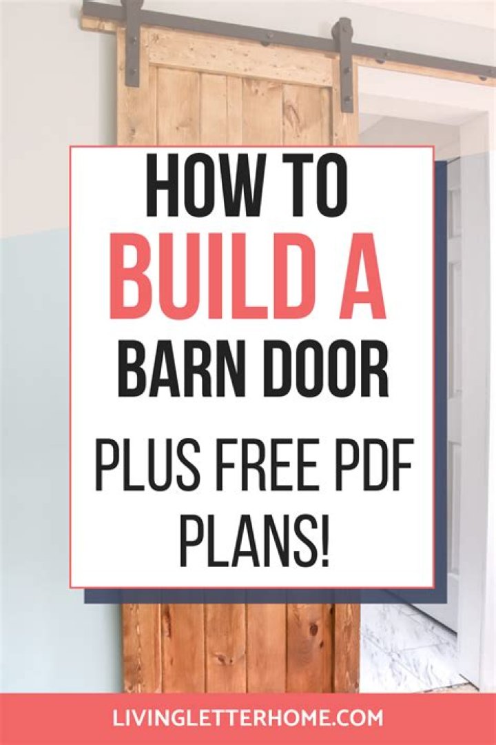 Download Free Barn Door Plans PDF – Easy DIY Home Upgrades