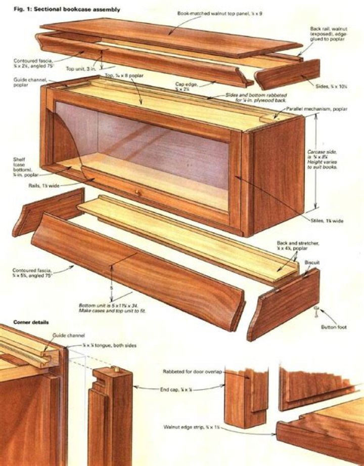 Barrister Bookcase Plans PDF: Custom Designs for Legal Professionals