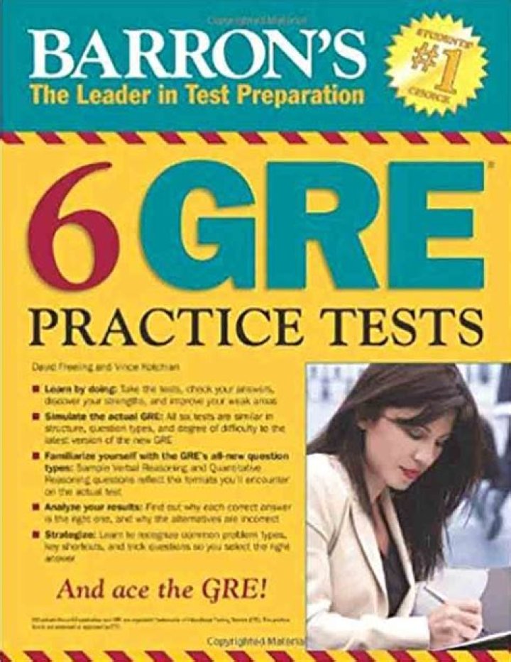 Barron's 6 GRE GRE Practice Tests PDF – Crack the Exam with Confidence