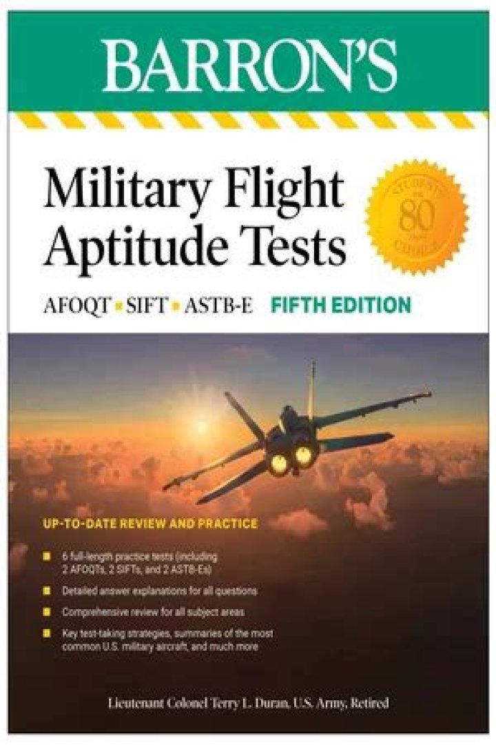 Barron's Military Flight Aptitude Test PDF: Master Test Strategies & Practice Materials