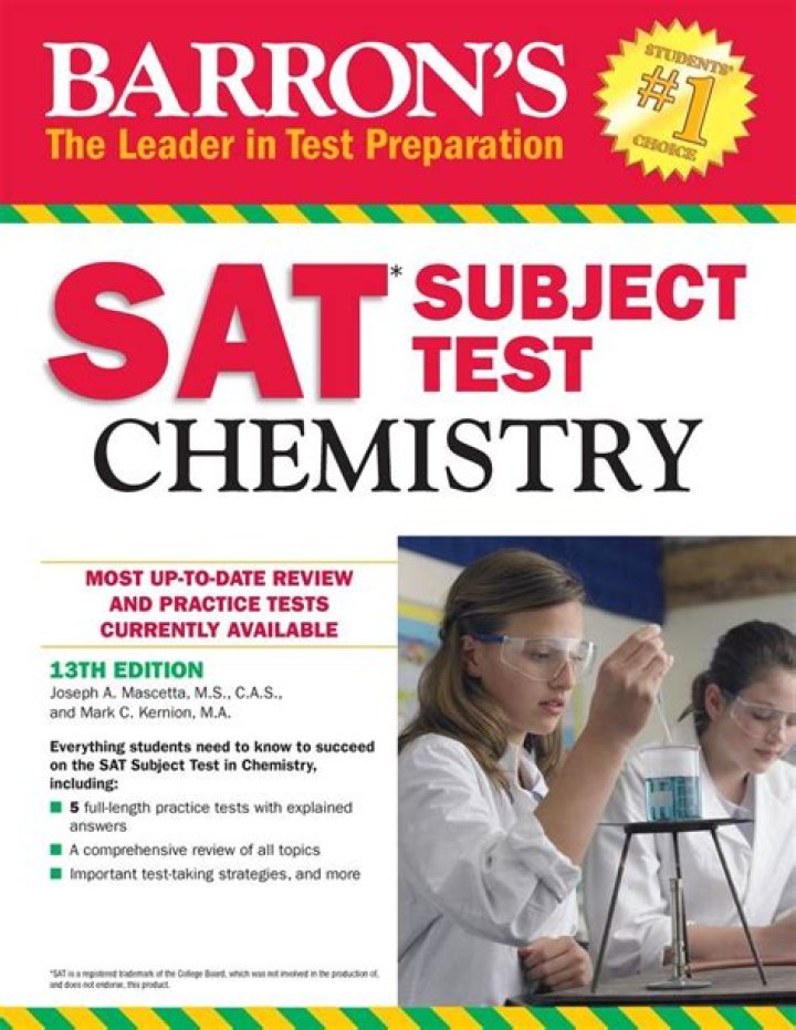 Barron's SAT Subject Test Chemistry PDF: Master Exam Success