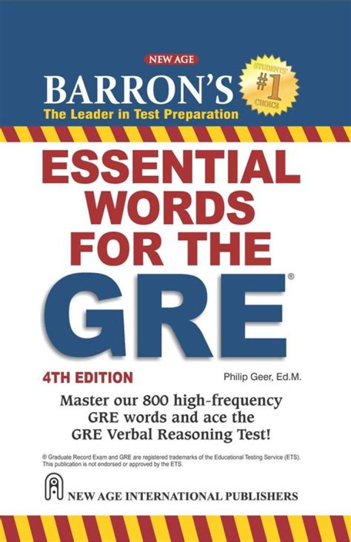 Barron's Word List Gre PDF – Practice Words & GRE Vocabulary