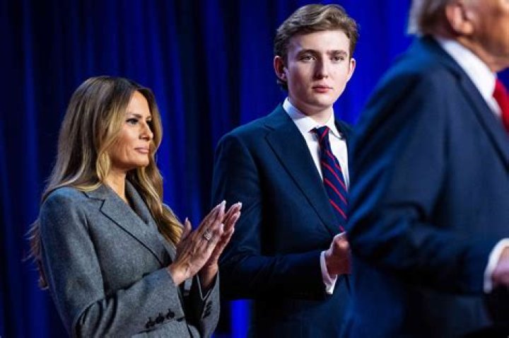 Barron Trump, in Spotlight for White House Holidays, Has Fierce