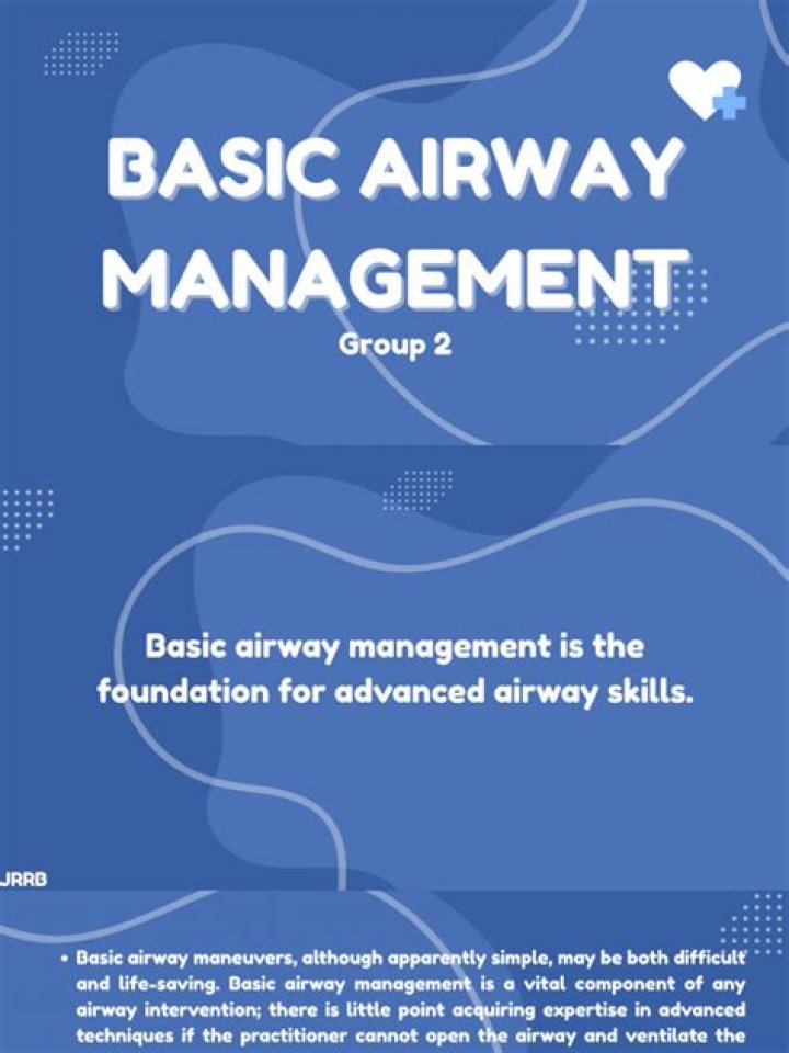 Basic Airway Management PDF: Essential Skills for Emergencies