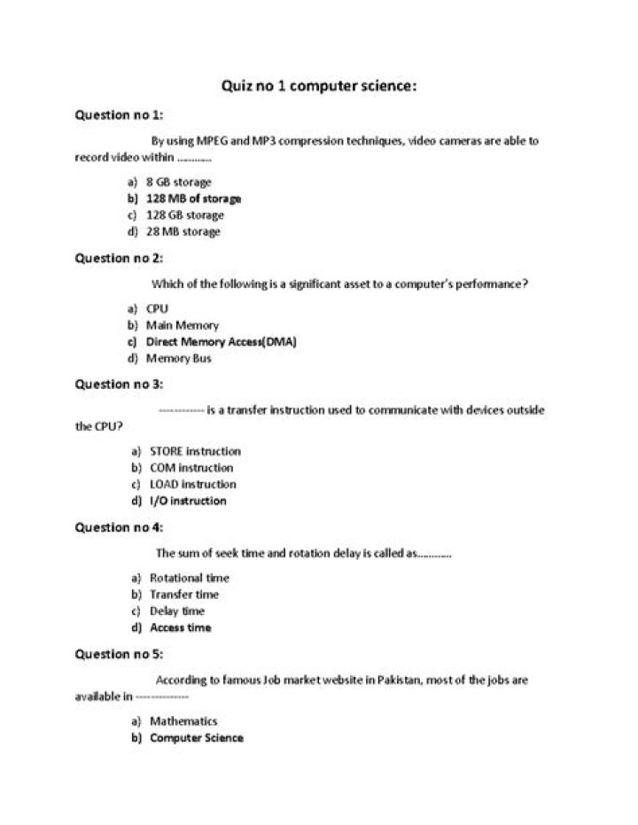 Basic Computer Science Interview Questions and Answers PDF for Job Readiness