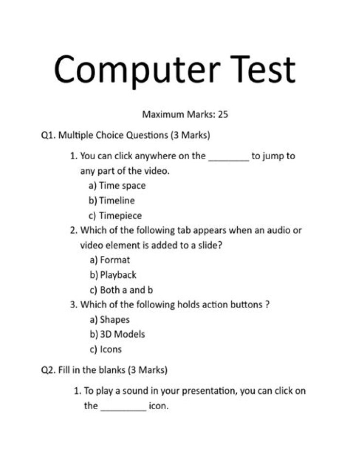 Basic Computer Test PDF: Pass Your Exam with Ease