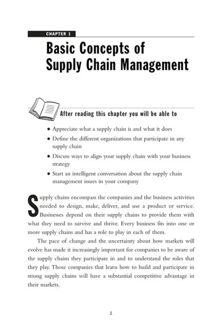 Basic Concepts of Supply Chain Management: A Beginner’s PDF Guide