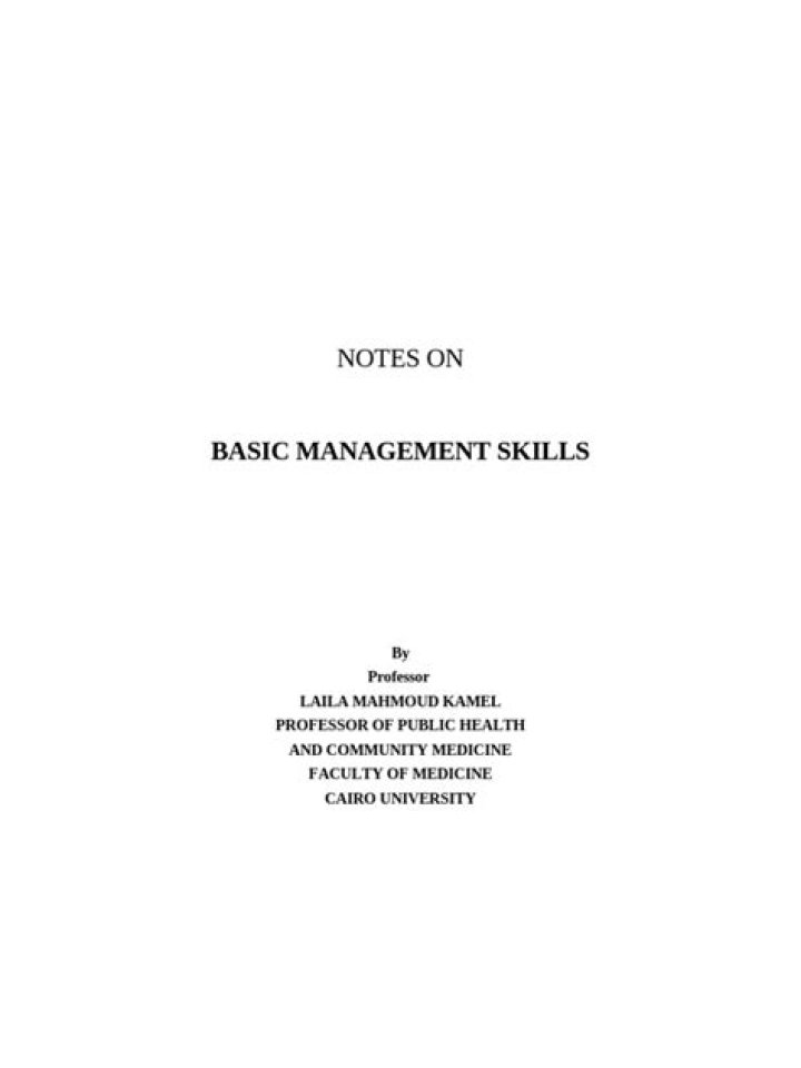 Master Basic Management Skills: Free PDF Guide