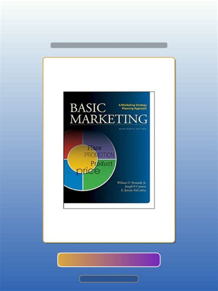 Basic Marketing: A Strategic Planning Approach 19th Edition PDF Guide