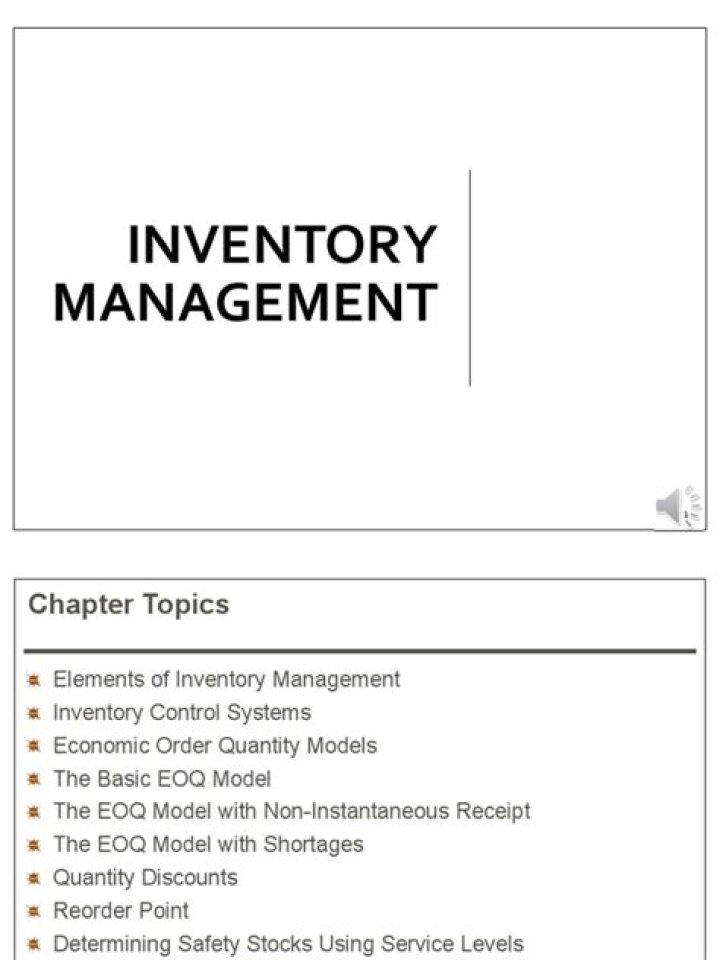 Basics of Inventory Management PDF: Start Your Learning Today
