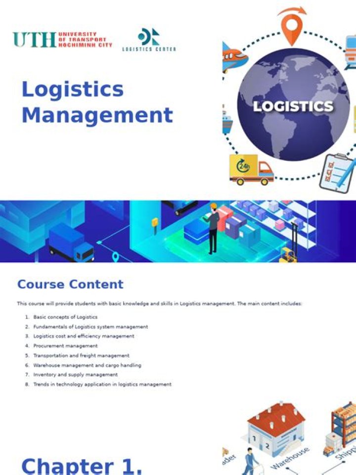 Basics of Logistics Management PDF: Essential Knowledge for Beginners