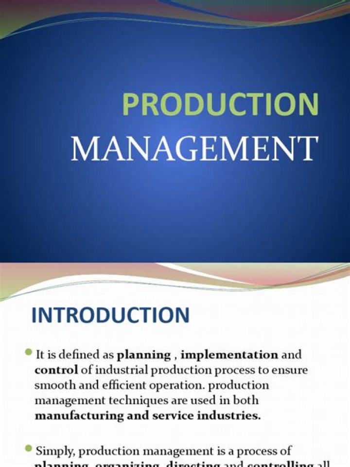 Basics of Production Management: Essential PDF Guide