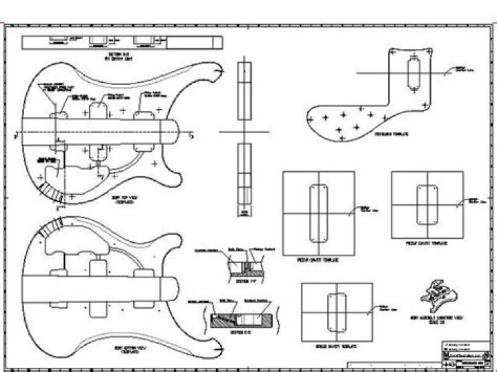 Free Bass Guitar Plans PDF – Download Complete Construction Guides