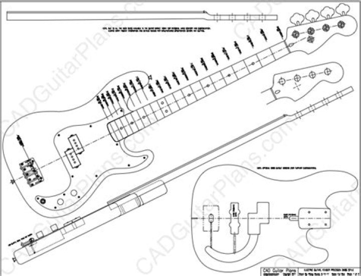 Bass Guitar Plans PDF: Build Your Own Bass from Scratch