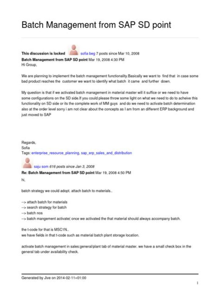 Master Batch Management in SAP SD: Essential PDF Guide