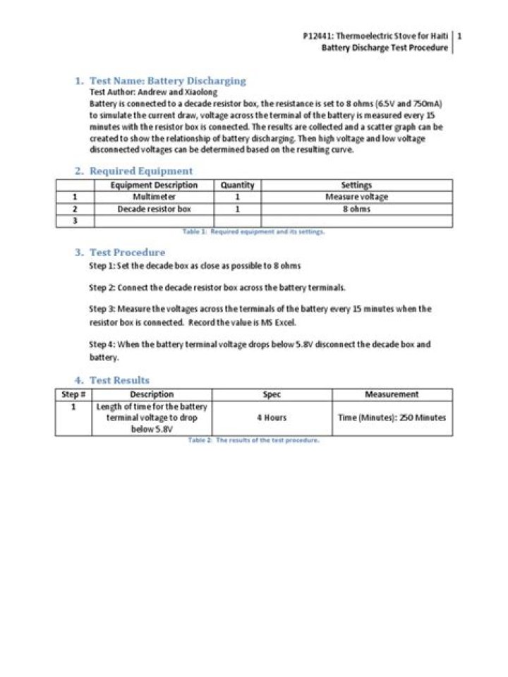 Battery Discharge Test Procedure PDF – Step-by-Step Guide