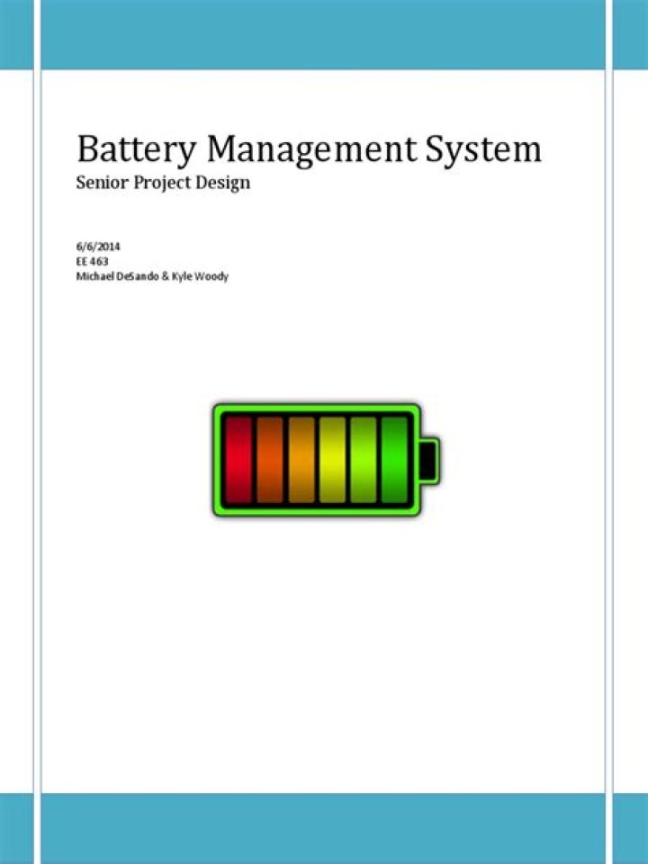 Comprehensive Battery Management System PDF Guide