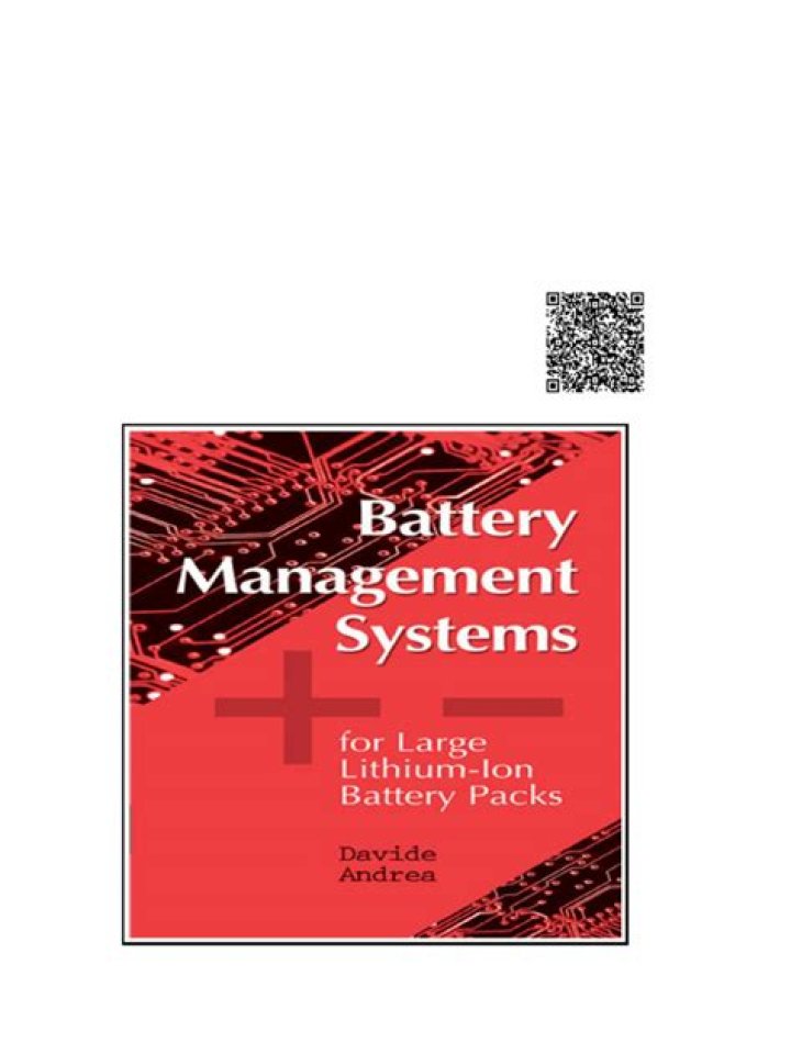 Battery Management Systems for Large Lithium-Ion Battery Packs: Expert PDF Guide