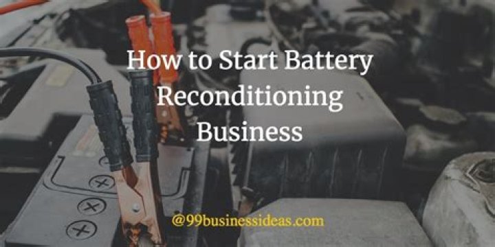 Battery Reconditioning Business Plan PDF: Turn Old Batteries into Profit