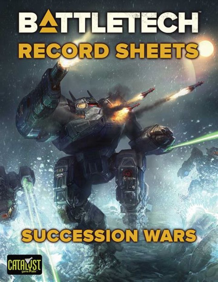 Battletech Record Sheets: Succession Wars Combat Strategy PDF