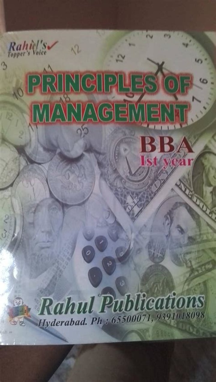 BBA Principles of Management: Essential PDF Study Guide