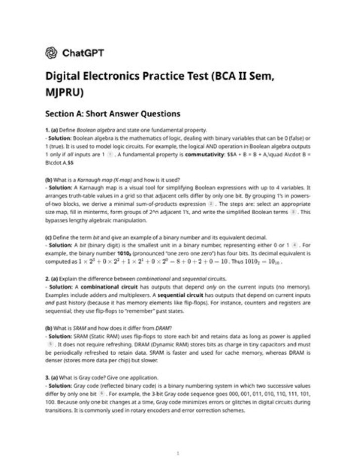 Download Free BCA Practice Test PDF for Exam Success