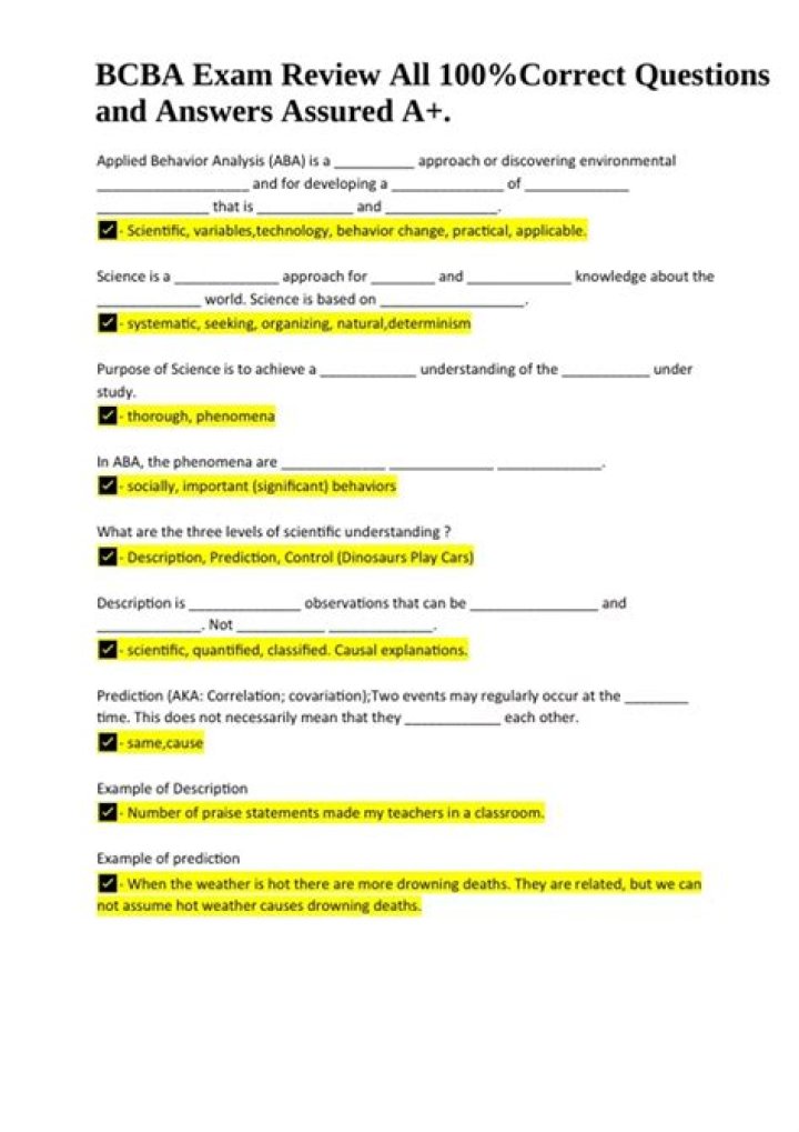 BCBA Exam Questions PDF: Practice Tests & Study Guide