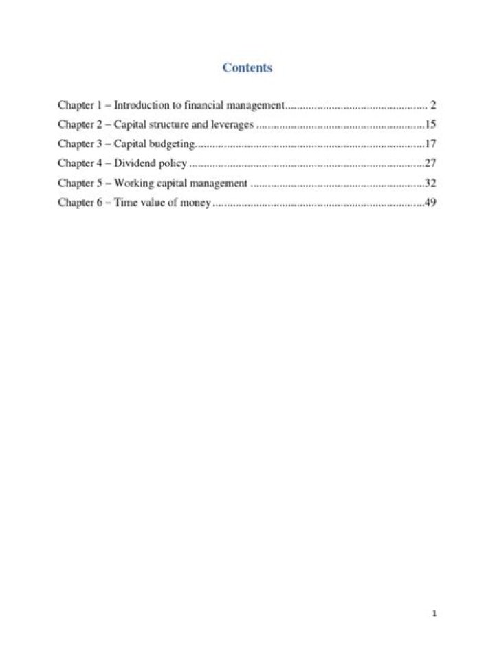 BCOM Financial Management PDF: Mastering Core Concepts & Strategies