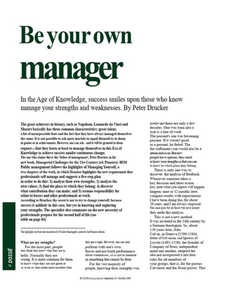 Be Your Own Manager: Essential PDF Guide