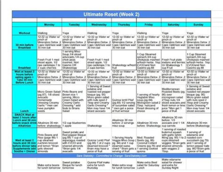BeachBody Ultimate Reset Meal Plan PDF – Get Ready to Transform