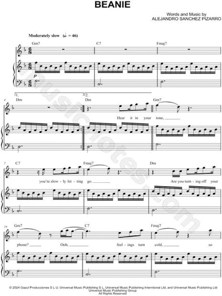 Free Beanie Checile Piano Sheet Music PDF – Download Now