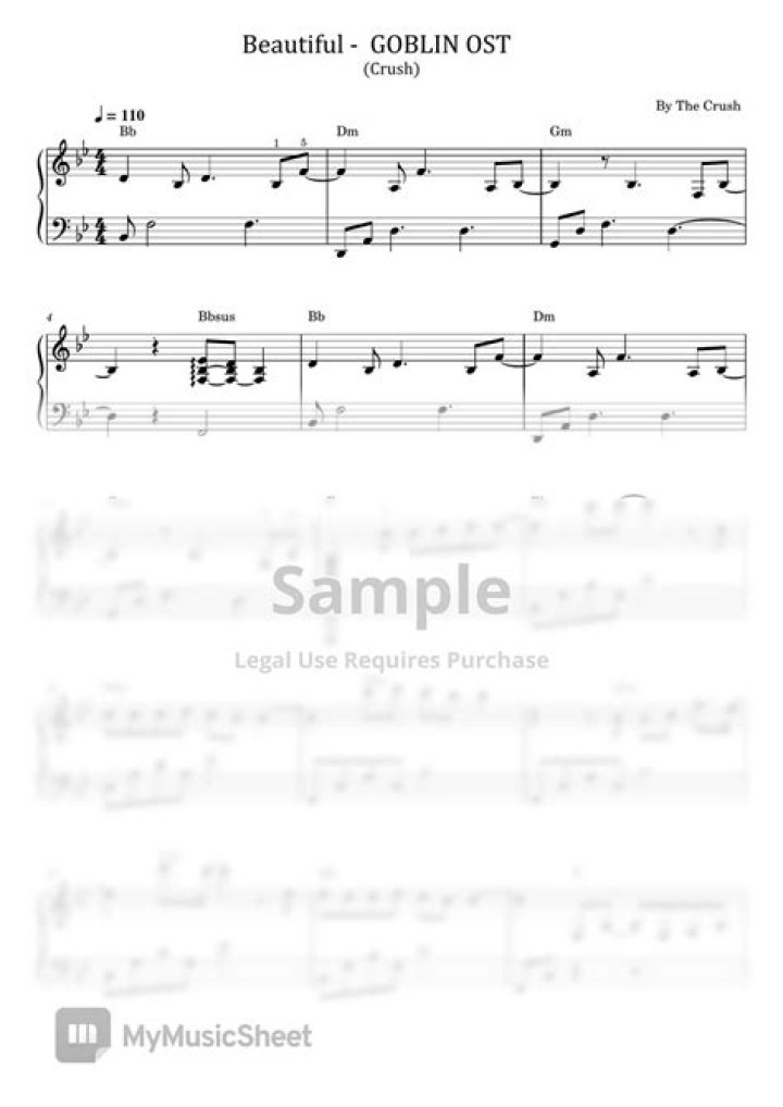 Play the Beautiful Life Goblin Piano Sheet PDF – Easy Musical Joy