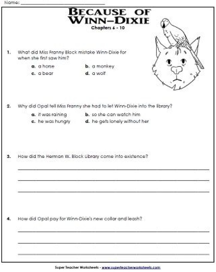 Answer Every Winn-Dixie Question with This PDF Guide