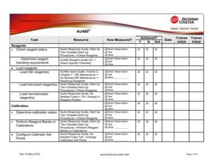 Beckman Coulter Test Menu PDF: Complete Guide & Download
