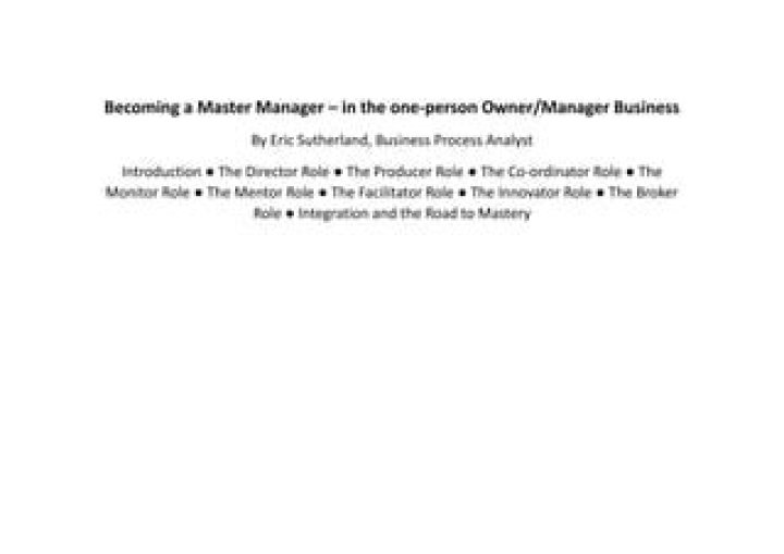 Become a Master Manager: Essential PDF Guide for Leaders