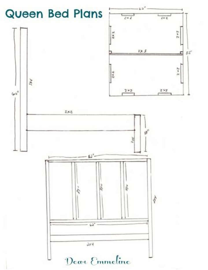 Free Bed Frame Plans PDF for DIY Build