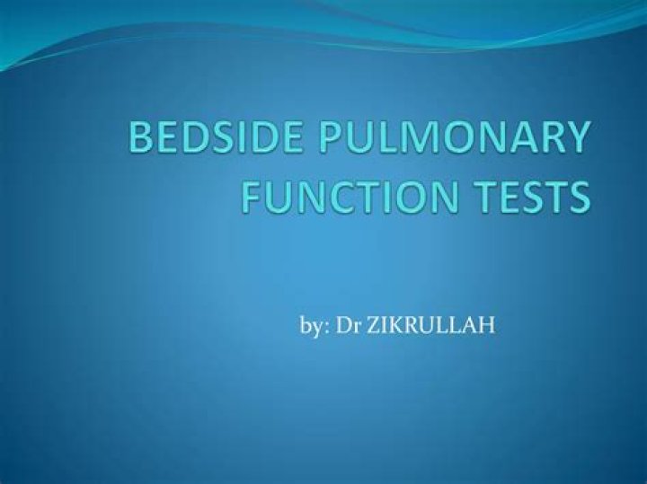 Bedside Pulmonary Function Test PDF: Quick Guide & Download