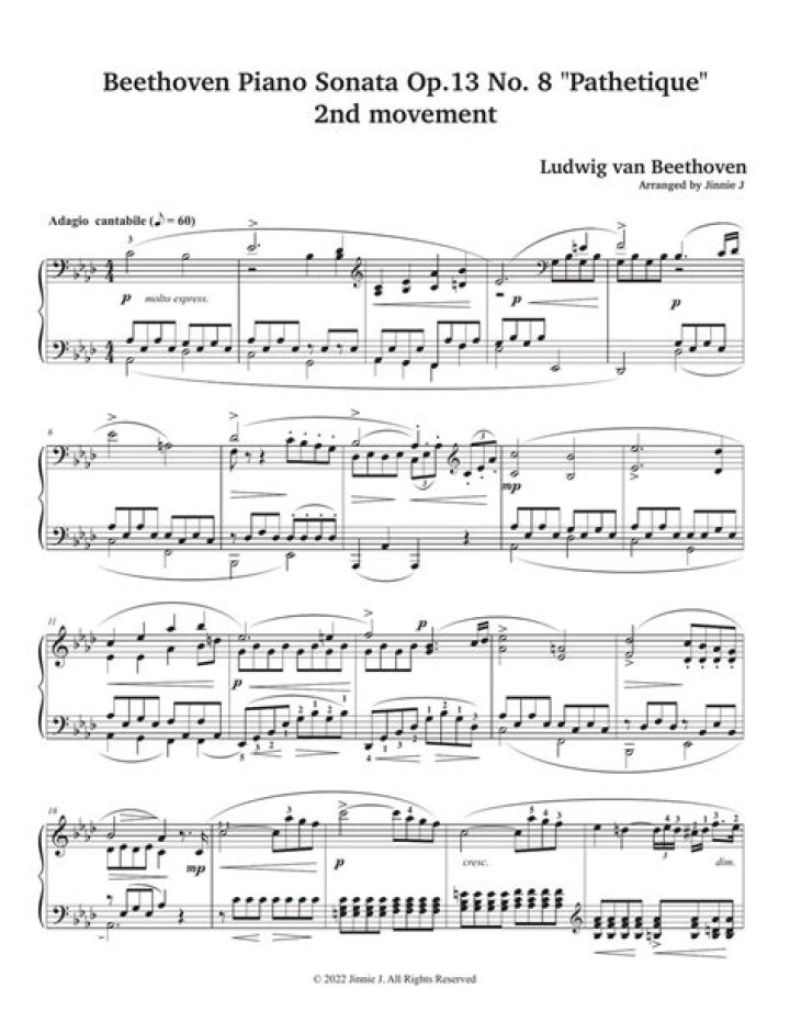 Beethoven Sonata Pathétique Sheet Music PDF – Download Free Download