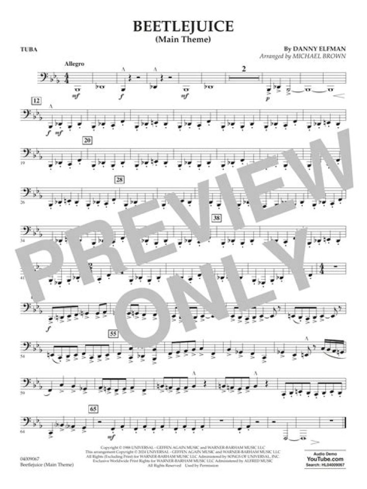 Beetlejuice Sheet Music PDF – Official Score & Piano Arrangement