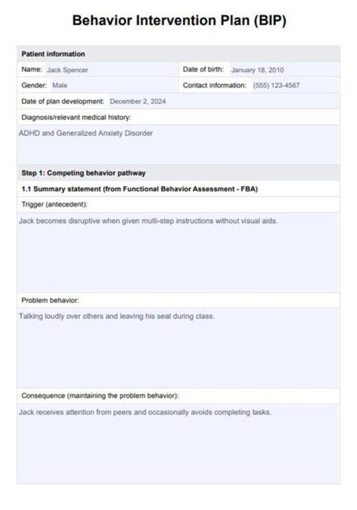 Behavior Intervention Plan PDF: Effective Strategies for Positive Change