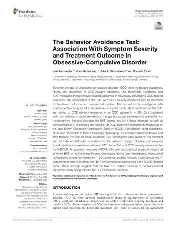 Behavioral Avoidance Test PDF: Accurate Assessment Tool