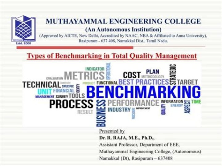 Benchmarking in Total Quality Management: Key Insights from TQM PDFs