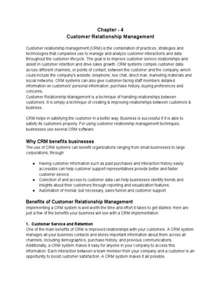 Unlocking the Benefits of Customer Relationship Management: A Complete PDF Guide