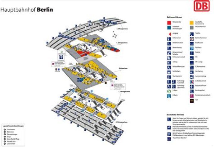 Berlin Hauptbahnhof Plan PDF – Download Official Layout & Map